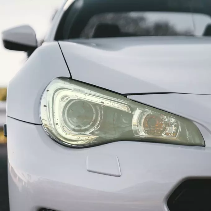 headlight restoration before carzspa