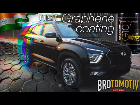 Graphene coating on the beautiful 2021 Hyundai Creta 