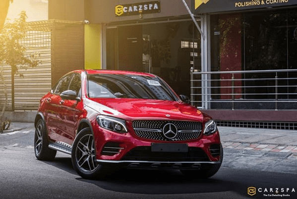 mercedes GLA red min