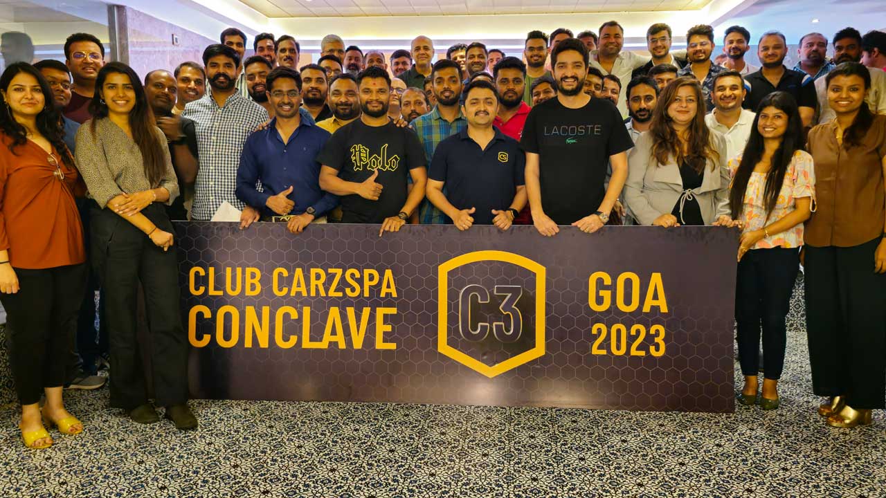 An image of CarzSpa Detailing Studio franchisees together during their first-ever conclave