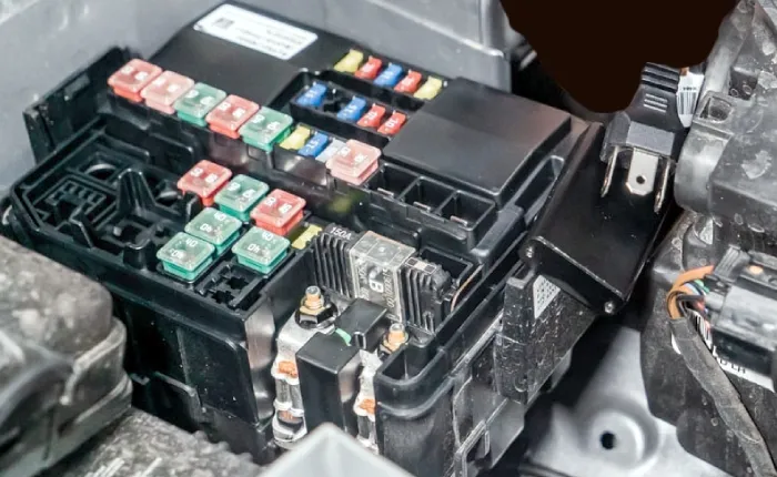 An image of the fuse box of a Hyundai Creta