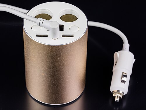 A multi-USB car charger