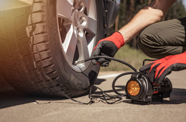 A portable tyre inflator