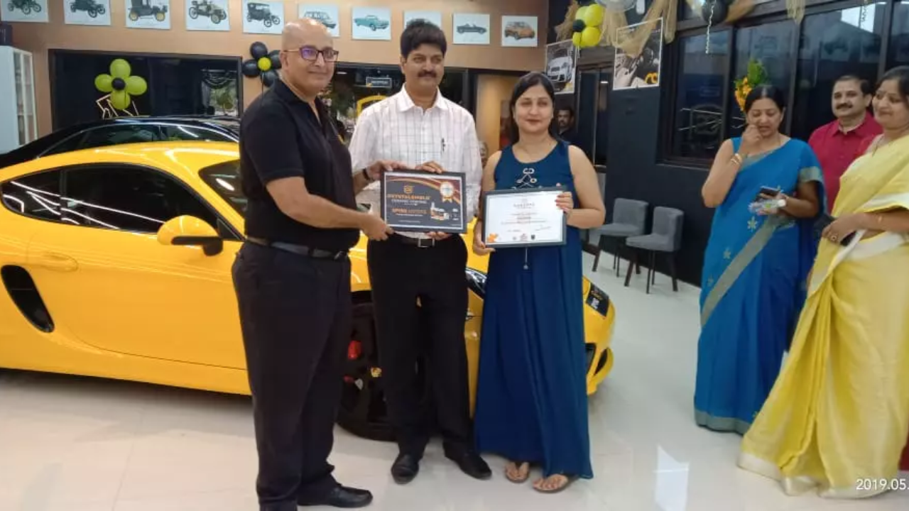 Mr. Anckur Sama at the launch of a CarzSpa Detailing Studio