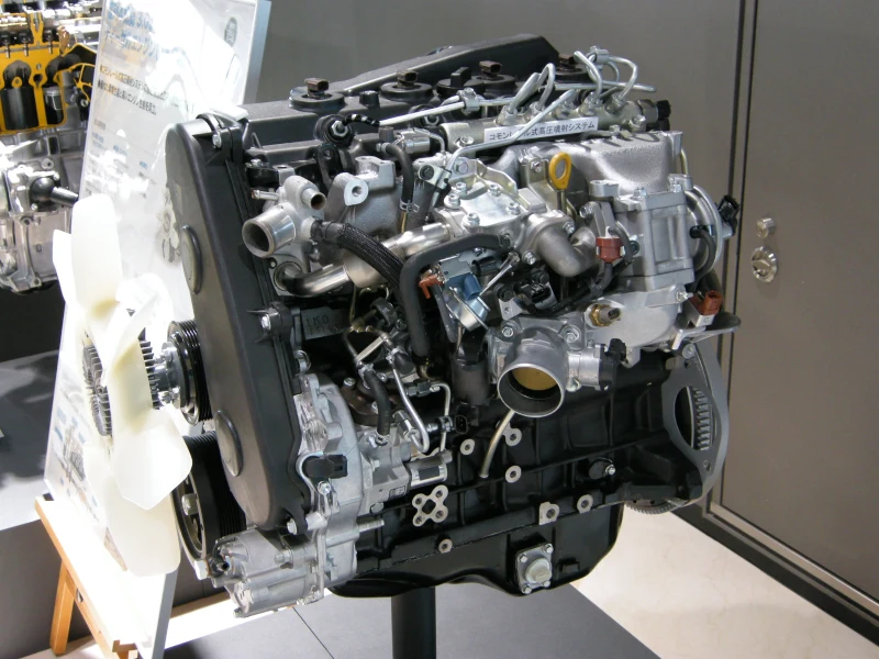 A shiny new Toyota 1KD-FTV Engine