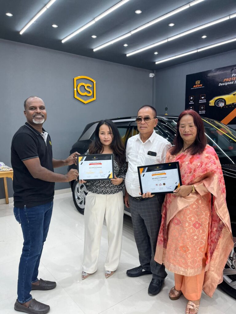 The launch of the CarzSpa franchise studio in Naharlagun