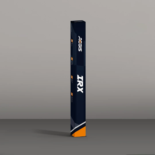 A mock-up image of a box of Aegis IRX Window Film