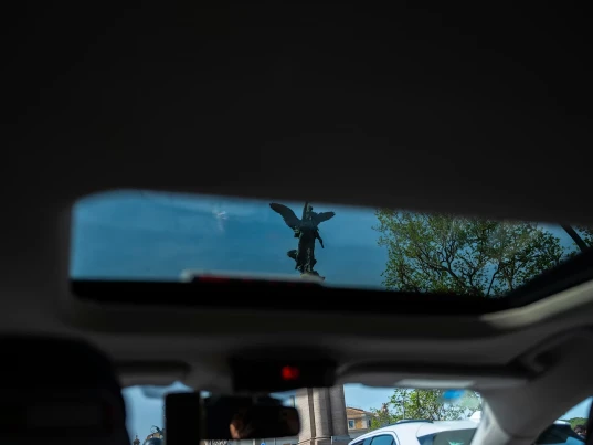 a car with a tinted sunroof on a car