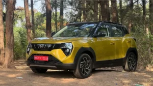 A Mahindra XUV 3XO in the outdoors