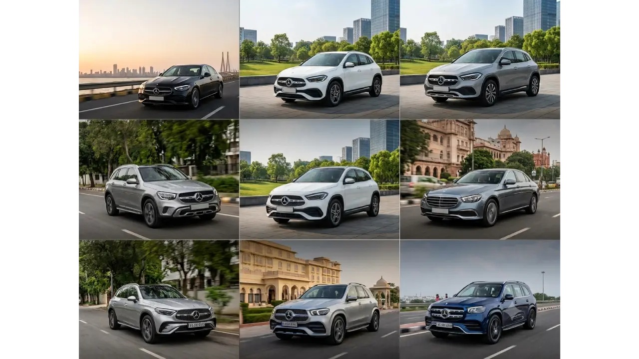 Top 10 Mercedes-Benz cars in India including C-Class, E-Class, GLC, G-Class and GLS