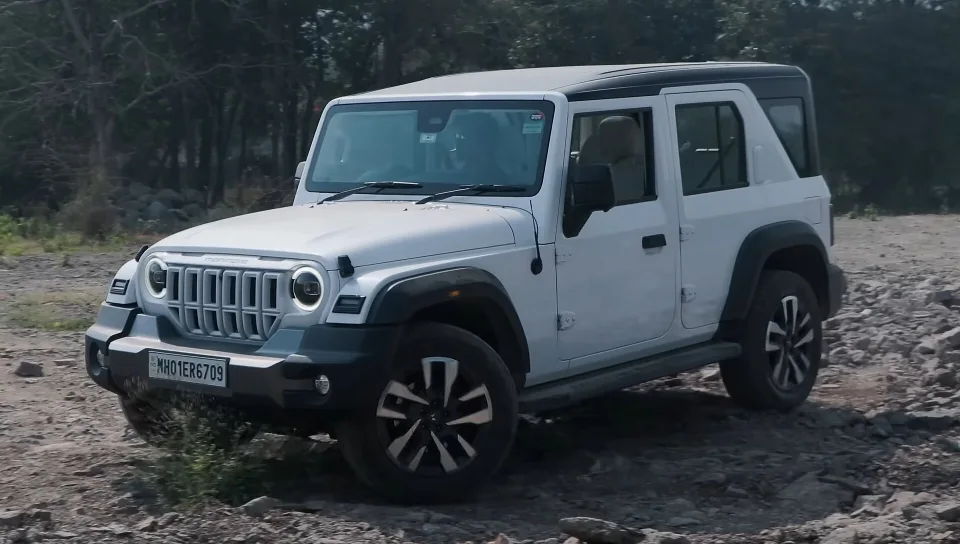 Mahindra Thar Roxx 4X4 SUV with rugged off-road design
