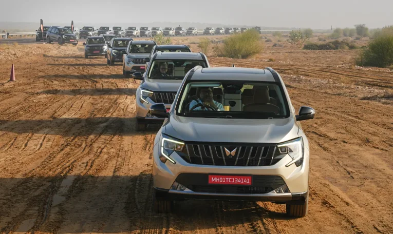 Mahindra XUV 7XO driven on its launch day outdoors