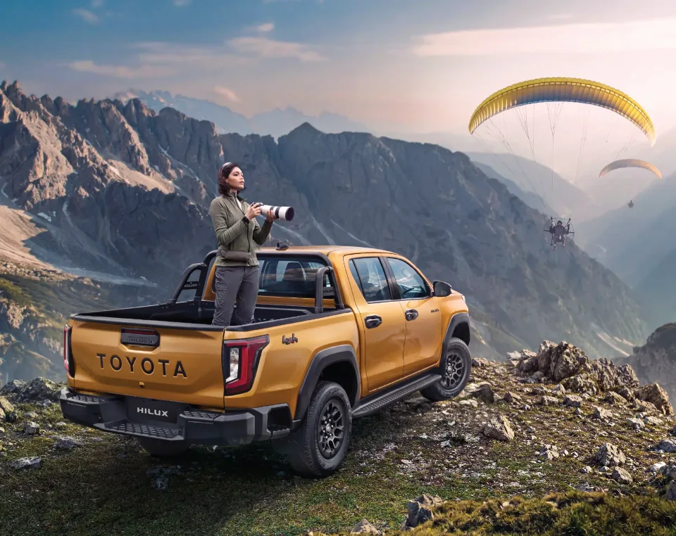 Toyota Hilux 4X4 pickup truck in India
